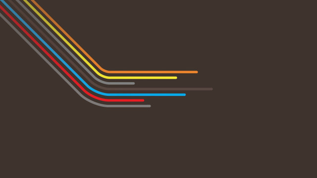 Brown background colored lines pattern free wallpaper - medium preview image