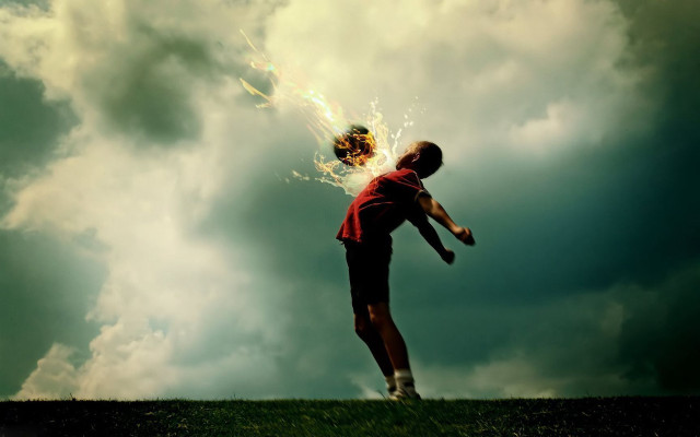 Man throwing ball smoke face free wallpaper - medium preview image