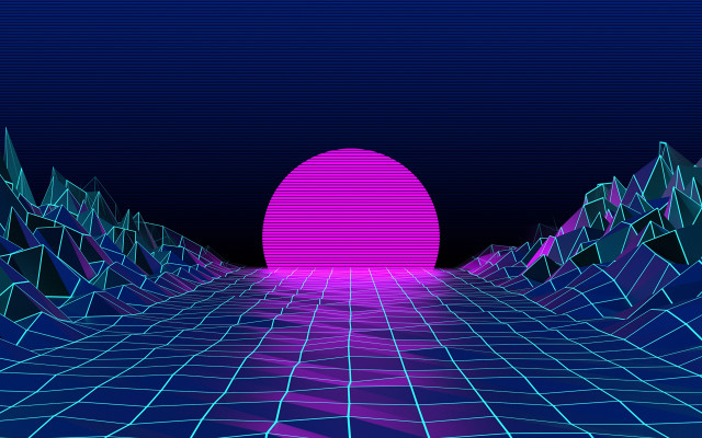 Purple ball blue purple background free wallpaper - medium preview image