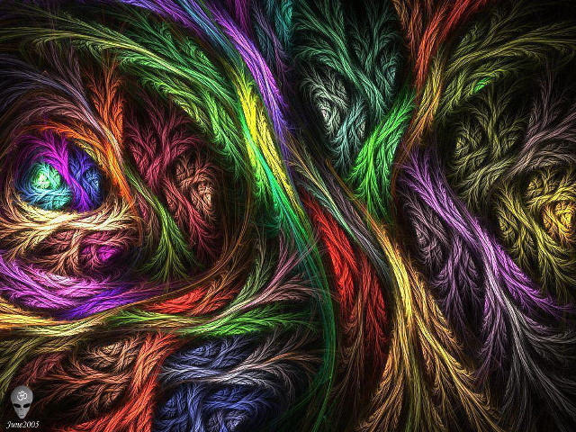 Colorful abstract background rainbow spiral free wallpaper - medium preview image