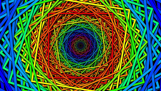 Colorful abstract painting spiral colored free wallpaper - medium preview image