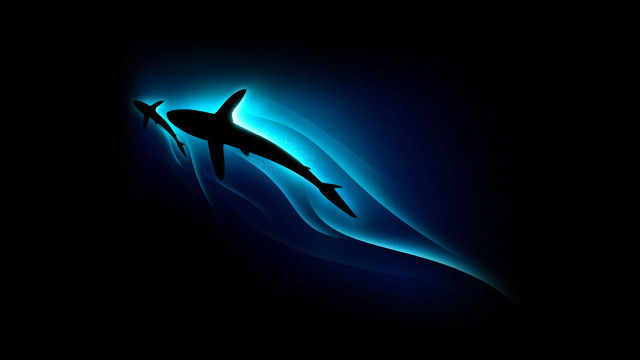 Plane ocean light shining airbrush free wallpaper - medium preview image