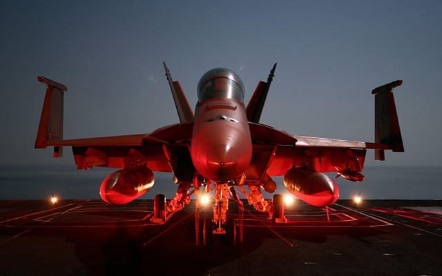 Red silver jet airport runway free wallpaper - medium preview image
