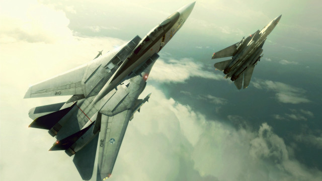 Fighter jets flying sky above #7 free wallpaper - medium preview image