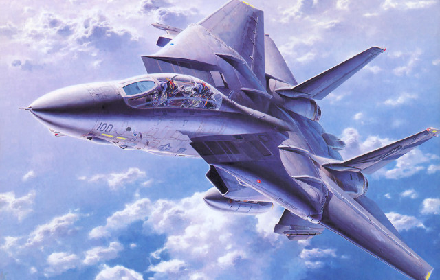 Fighter jet cloudy sky pilot #4 free wallpaper - medium preview image