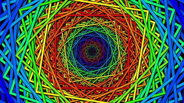 Colorful abstract painting spiral colored #2 free wallpaper - medium preview image