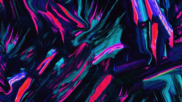 Colorful abstract painting black background #6 free wallpaper - medium preview image