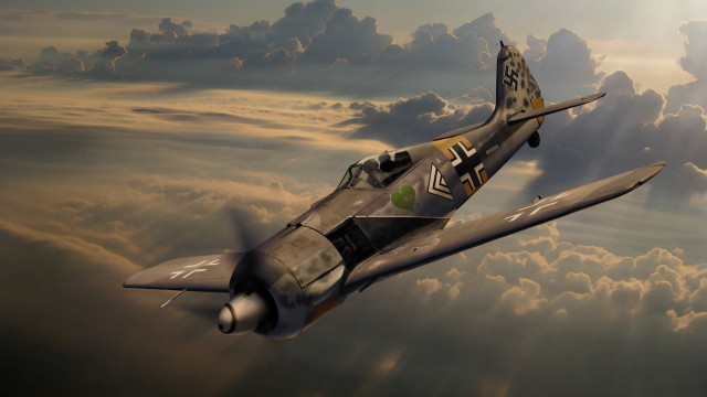 Fighter jet cloudy sky sunlight free wallpaper - medium preview image