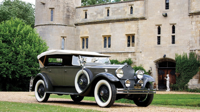 Old car castle clocktower dieselpunk free wallpaper - medium preview image