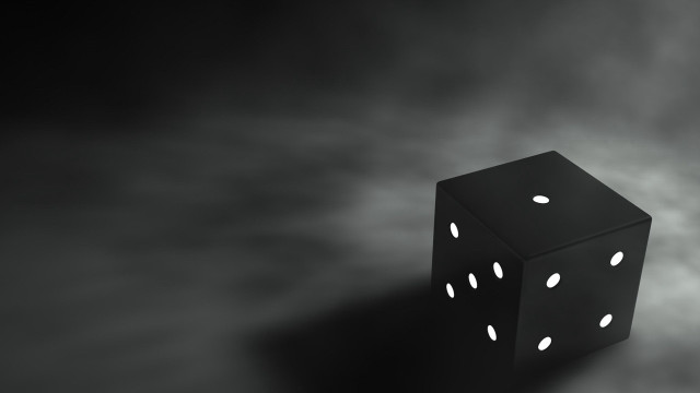 Black dice white dots table free wallpaper - medium preview image
