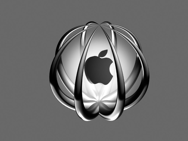 Apple logo image showing free wallpaper - medium preview image