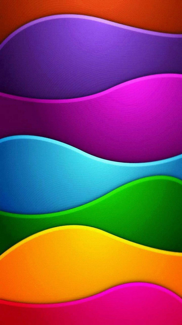 Colorful abstract background wavy lines #3 free wallpaper - medium preview image