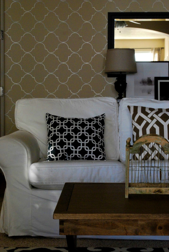 Living room white couch table #2 free wallpaper - medium preview image