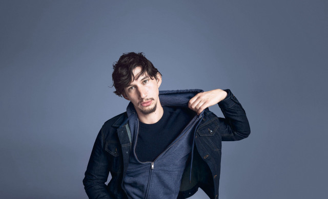Man black jacket posing shoulder free wallpaper - medium preview image