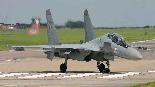 Fighter jet runway ready takeoff free wallpaper - medium preview image