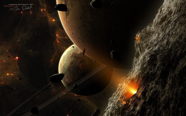 Planets sky star background foreground free wallpaper - medium preview image