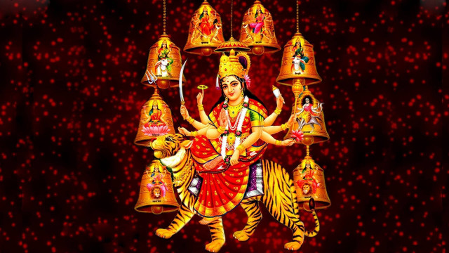 Hindu god bells cat lap free wallpaper - medium preview image