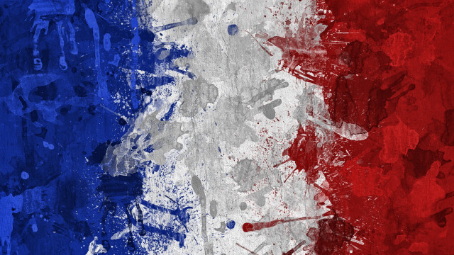 France flag grungy effect red #3 free wallpaper - medium preview image