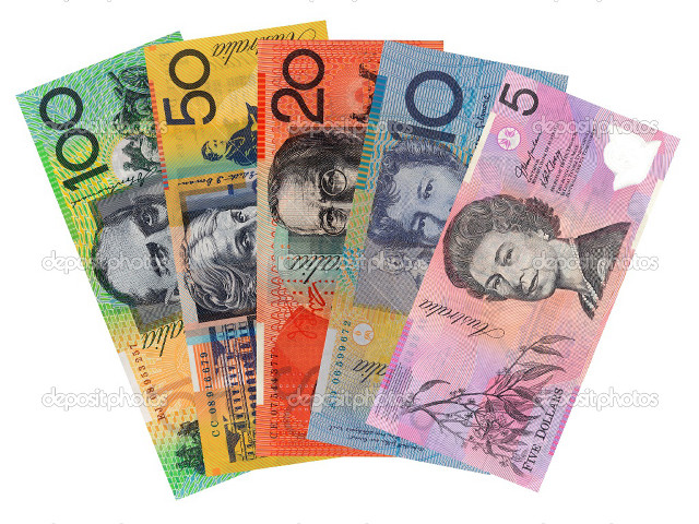 Australian currency notes group white free wallpaper - medium preview image