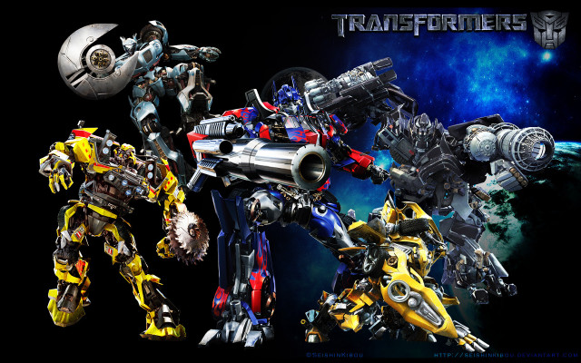 Robots space dark galaxy mecha free wallpaper - medium preview image