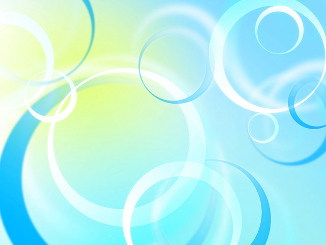 Blue yellow background circles bubbles free wallpaper - medium preview image