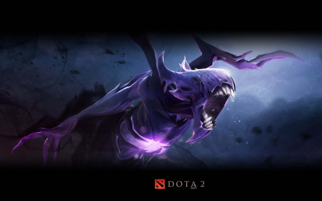 Demonic creature purple light face free wallpaper - medium preview image