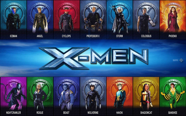 X men movie characters outfits free wallpaper - medium preview image