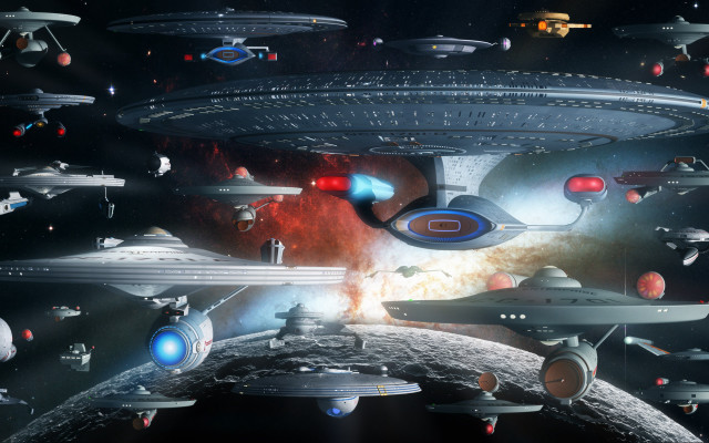 Space station diverse objects planet free wallpaper - medium preview image