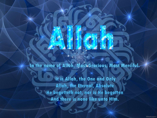 Blue background quote aloh image free wallpaper - medium preview image