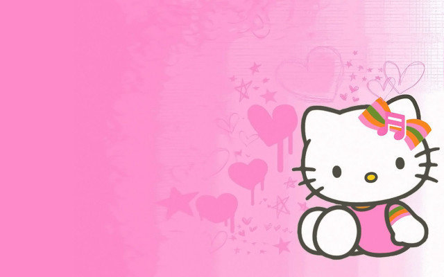 Hello kitty wallpaper hearts stars #2 free wallpaper - medium preview image