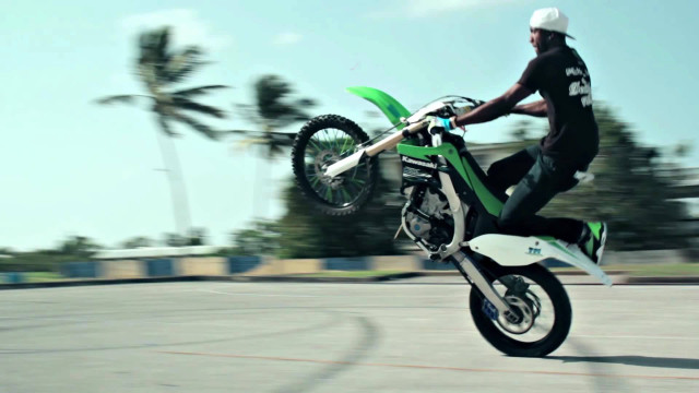 Man motorcycle trick air helmet free wallpaper - medium preview image