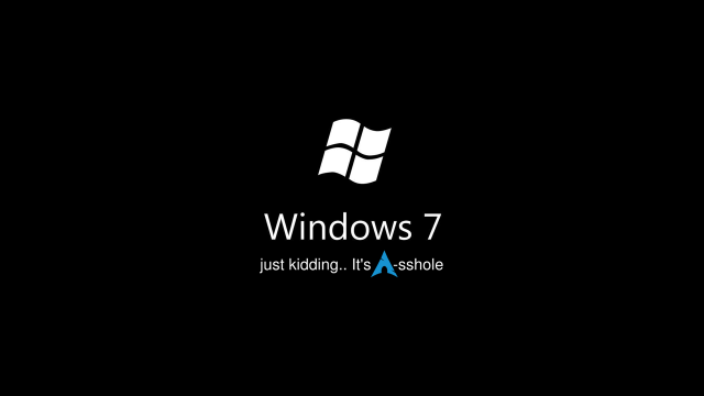 Black background windows7 logo just free wallpaper - medium preview image