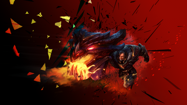 Demonic creature fire red background free wallpaper - medium preview image