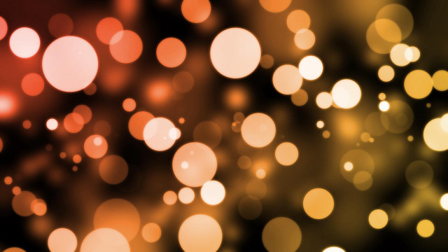 Blurry lights dark night sky free wallpaper - medium preview image