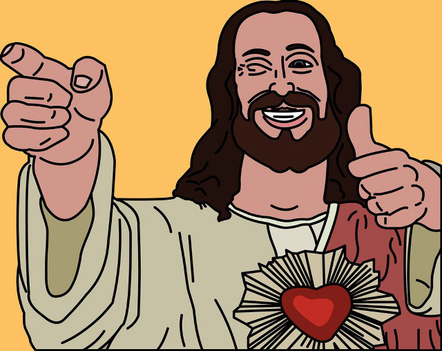 Man heart cross thumbs up free wallpaper - medium preview image