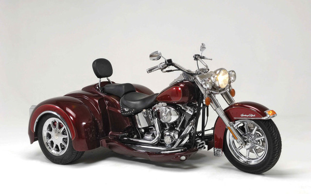 Red motorcycle sidecar white background free wallpaper - medium preview image