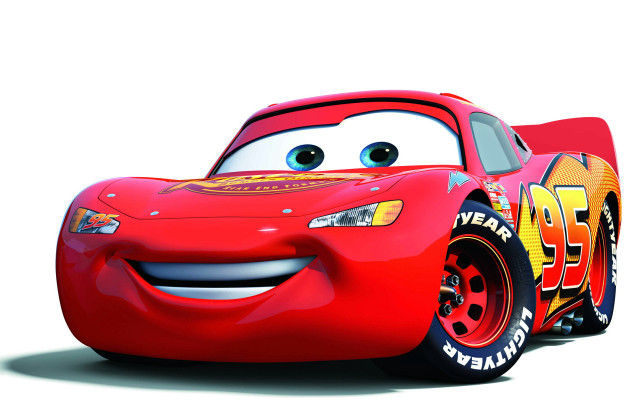 Cartoon character smiling red car #3 free wallpaper - medium preview image