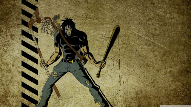 Man holding baseball bat demon #2 free wallpaper - medium preview image