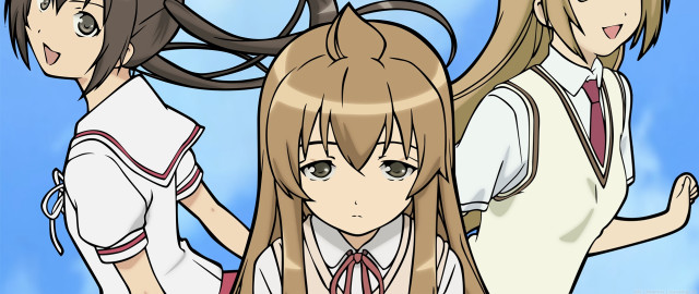 Anime girls long hair school #2 free wallpaper - medium preview image