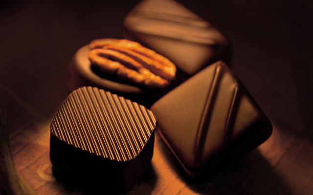 Chocolates cookies still life dark free wallpaper - medium preview image