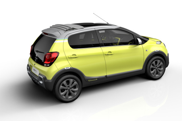Small yellow car black roof free wallpaper - medium preview image