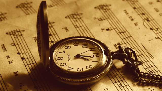 Pocket watch sheet music chain #2 free wallpaper - medium preview image
