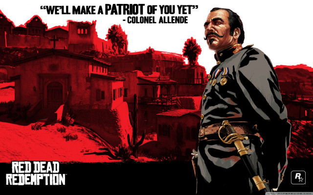 Military man red background red free wallpaper - medium preview image