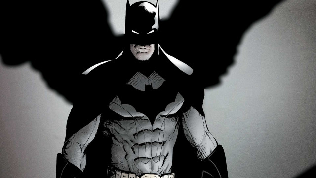 Man batman costume shadows wall free wallpaper - medium preview image