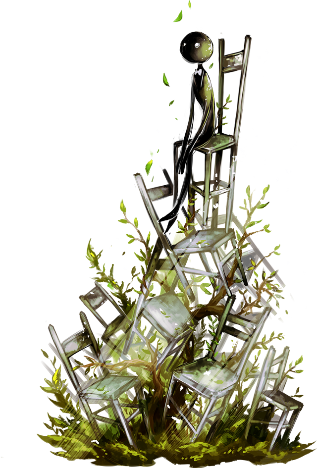 Man sitting chair pile green free wallpaper - medium preview image