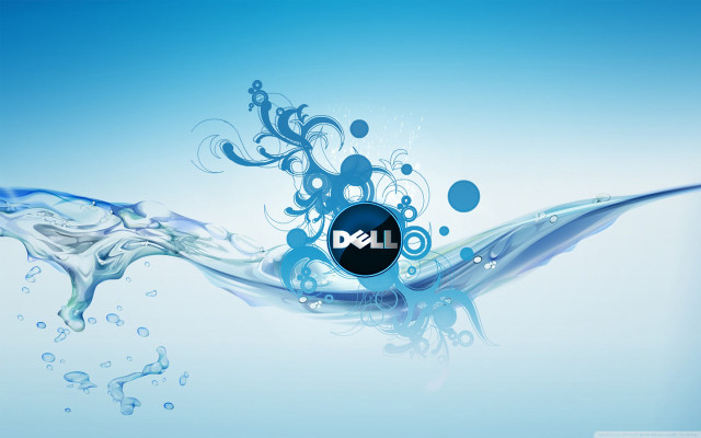 Dell logo blue background water #2 free wallpaper - medium preview image
