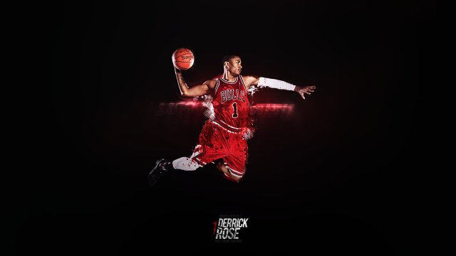 Man red uniform playing basketball free wallpaper - medium preview image