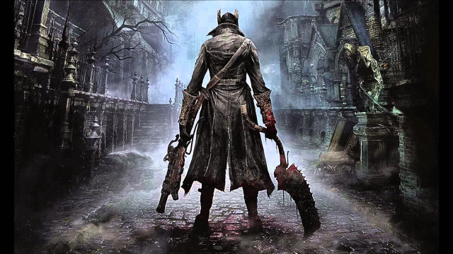 Man trench coat bloodied hands free wallpaper - medium preview image