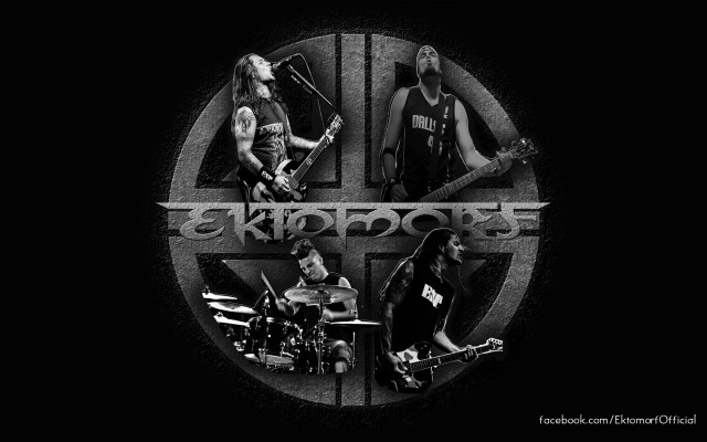 Rock band circle guitars drums free wallpaper - medium preview image