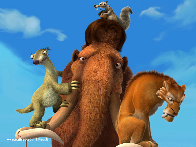 Animals riding horse squirrel back free wallpaper - medium preview image